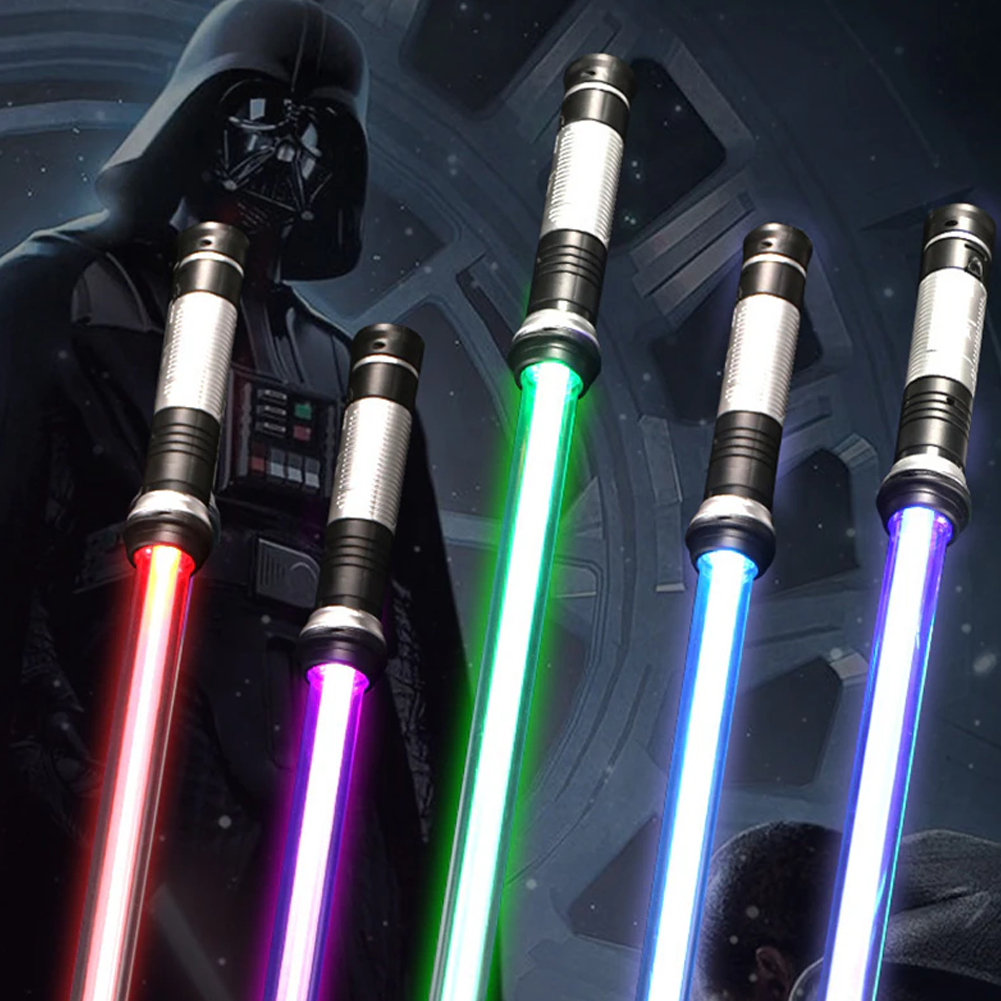 Laser Lightsaber Double Sword Toy Set