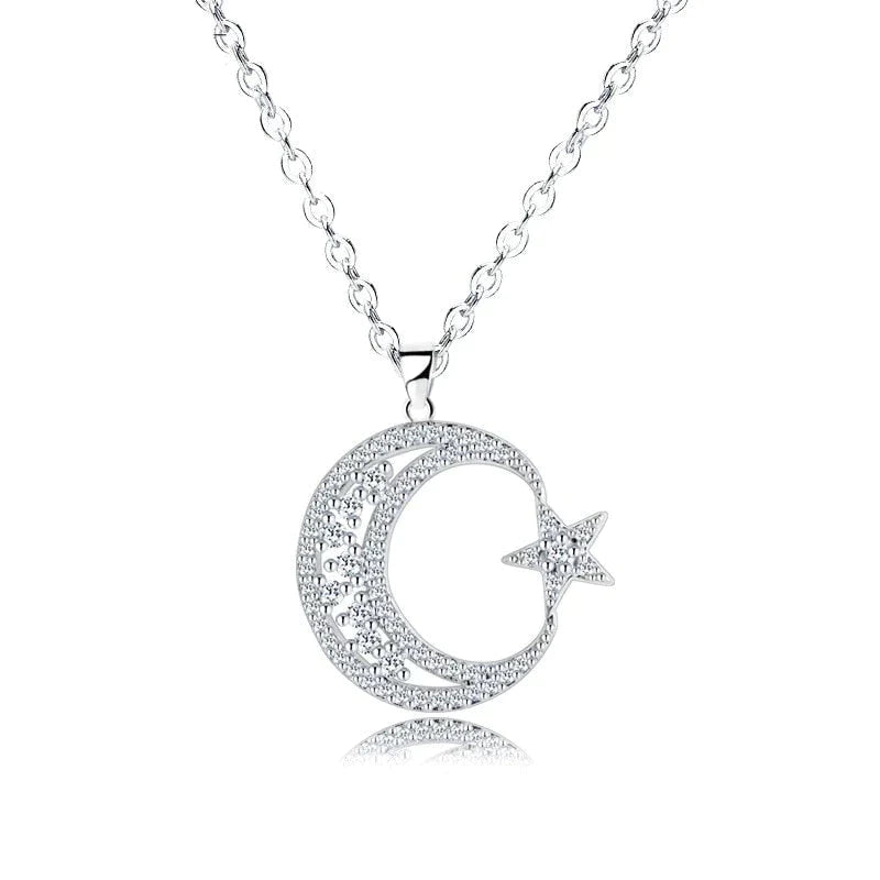 Crescent Pendant Necklace